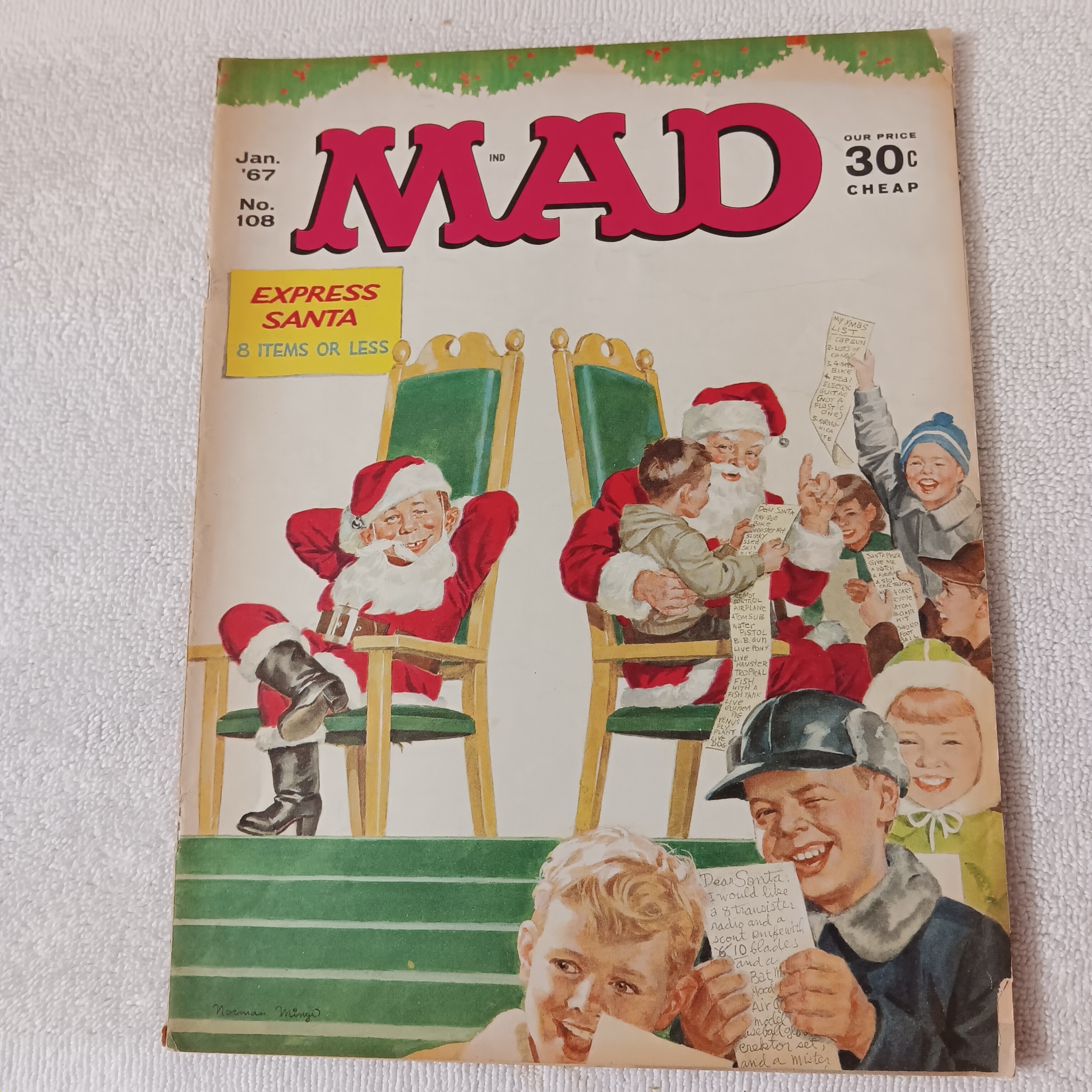 Vintage Mad Magazine January 1967